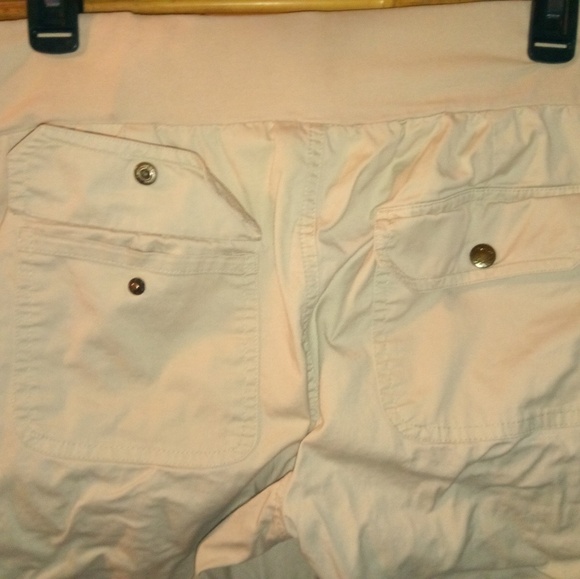 OhMamma! M Cargo Khaki Maternity Pants - Picture 6 of 6